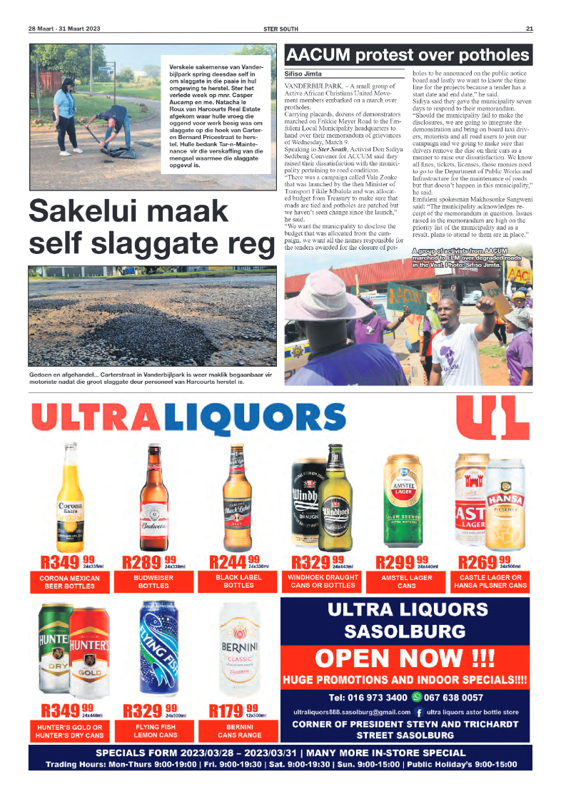 STER SOUTH 28 Maart – 31 Maart 2023 page 20