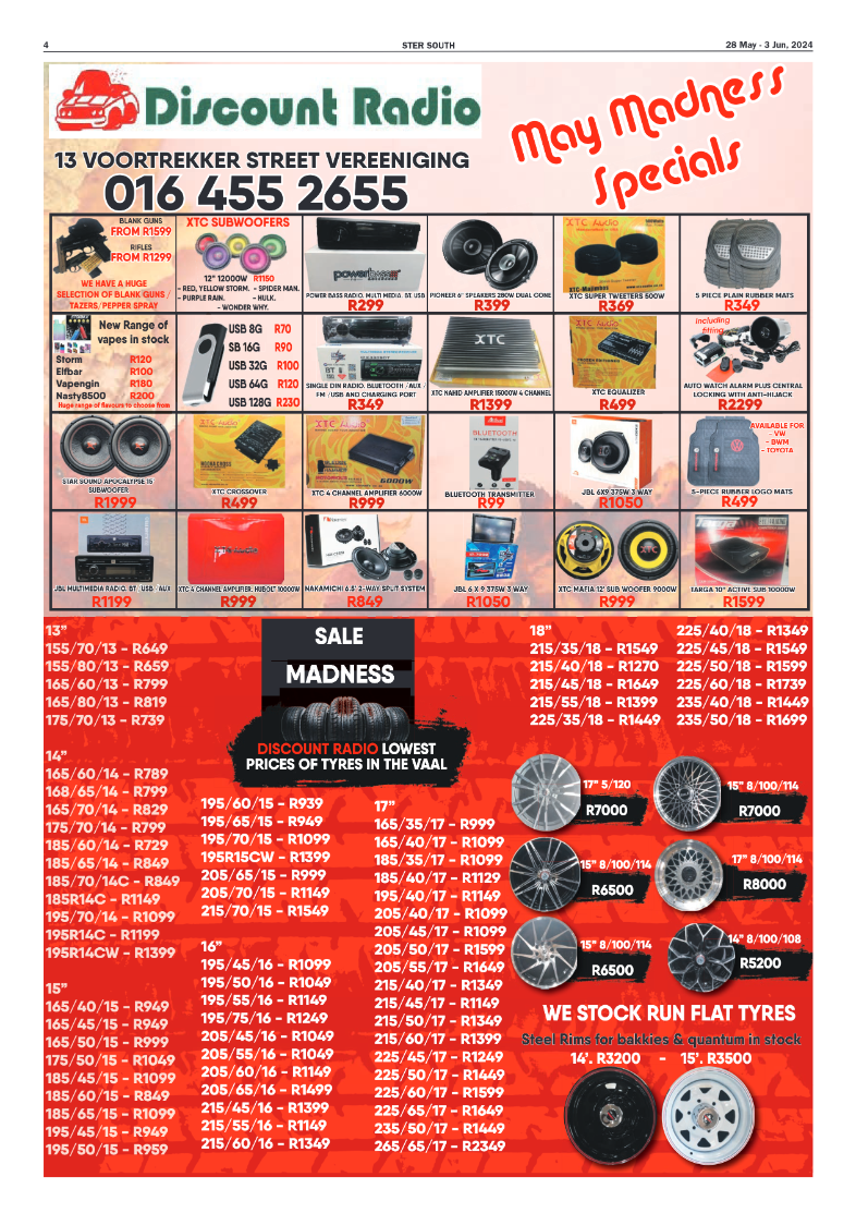 STER SOUTH 28 May – 3 Jun, 2024 page 4