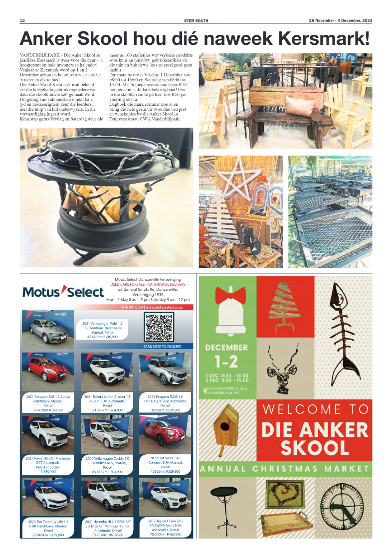 STER SOUTH 28 November – 4 December, 2023 page 12