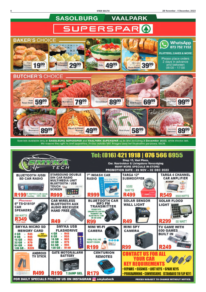 STER SOUTH 28 November – 4 December, 2023 page 6