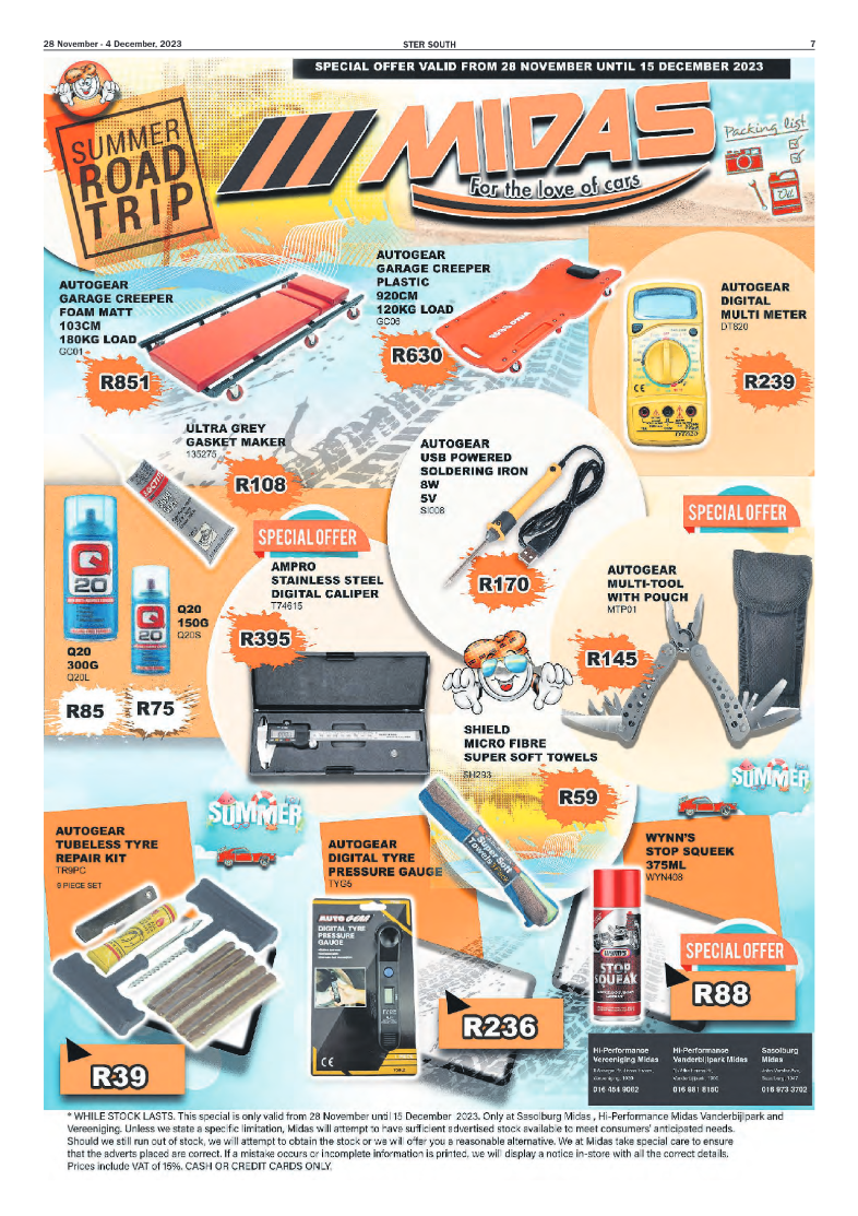 STER SOUTH 28 November – 4 December, 2023 page 7