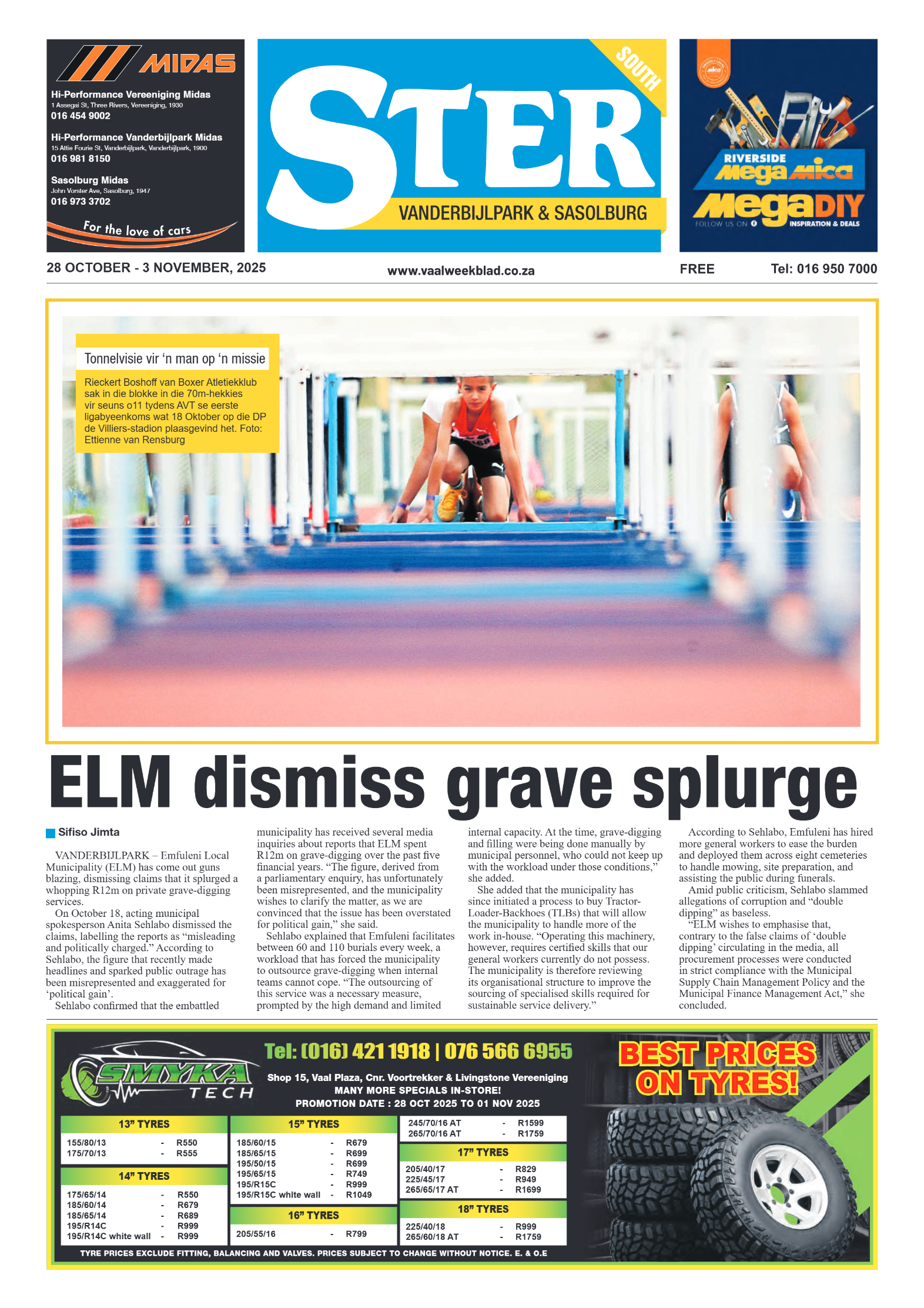 STER SOUTH 28 OCTOBER – 3 NOVEMBER, 2025 page 1