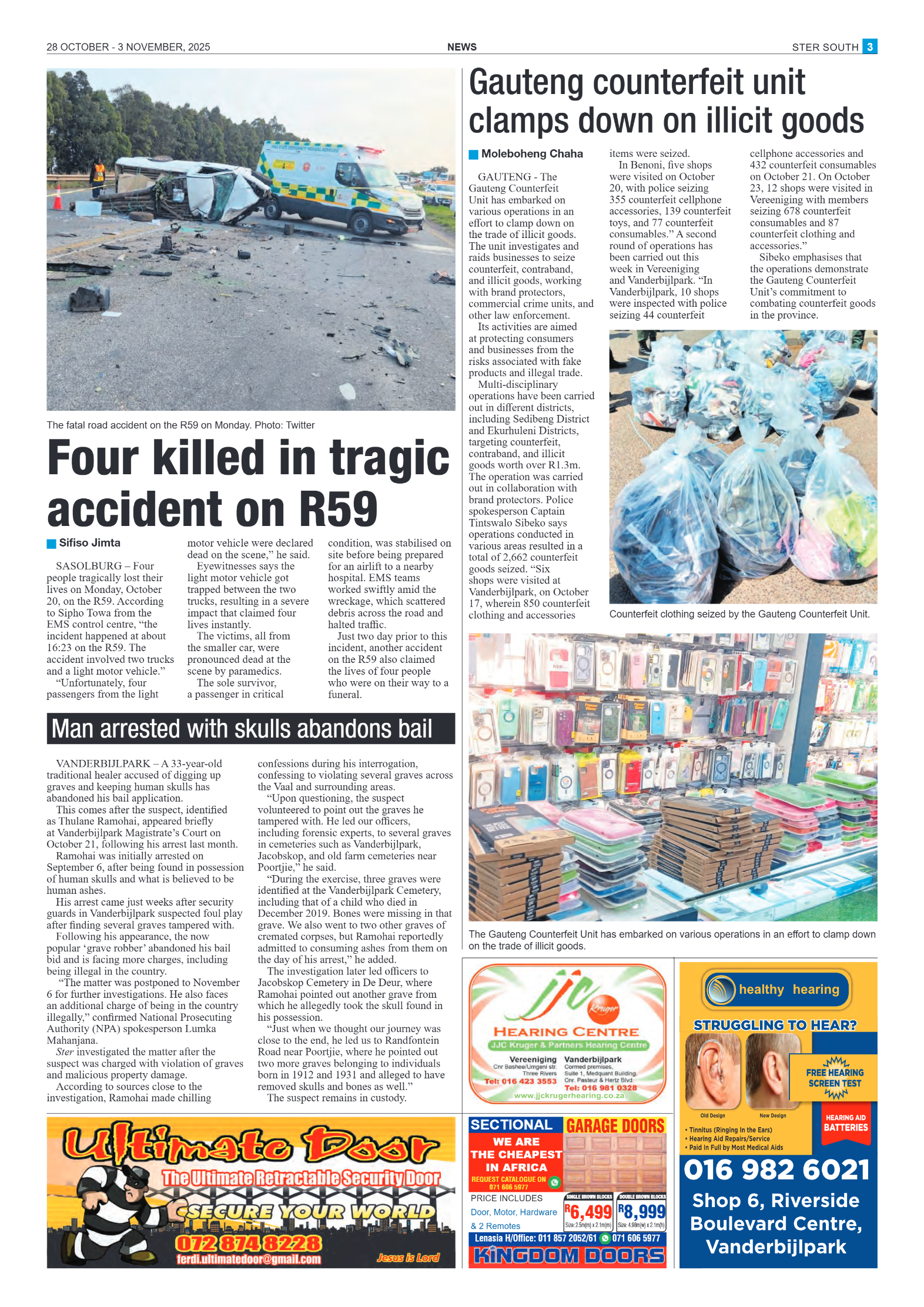 STER SOUTH 28 OCTOBER – 3 NOVEMBER, 2025 page 3