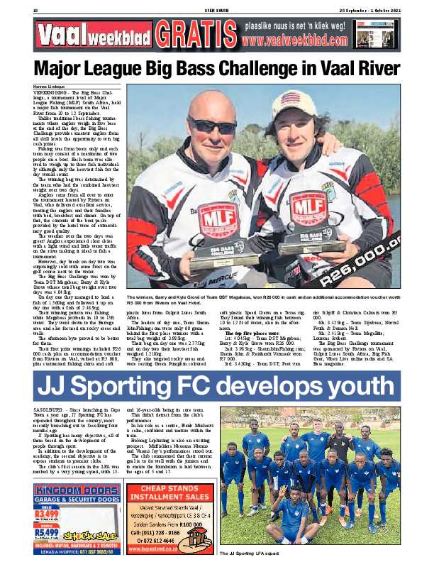 STER SOUTH 28 September – 1 October 2021 page 14