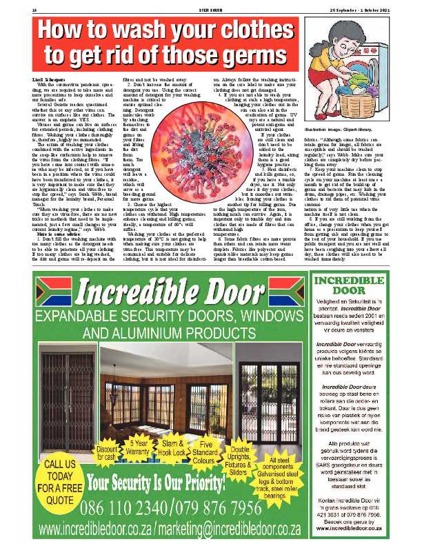 STER SOUTH 28 September – 1 October 2021 page 15