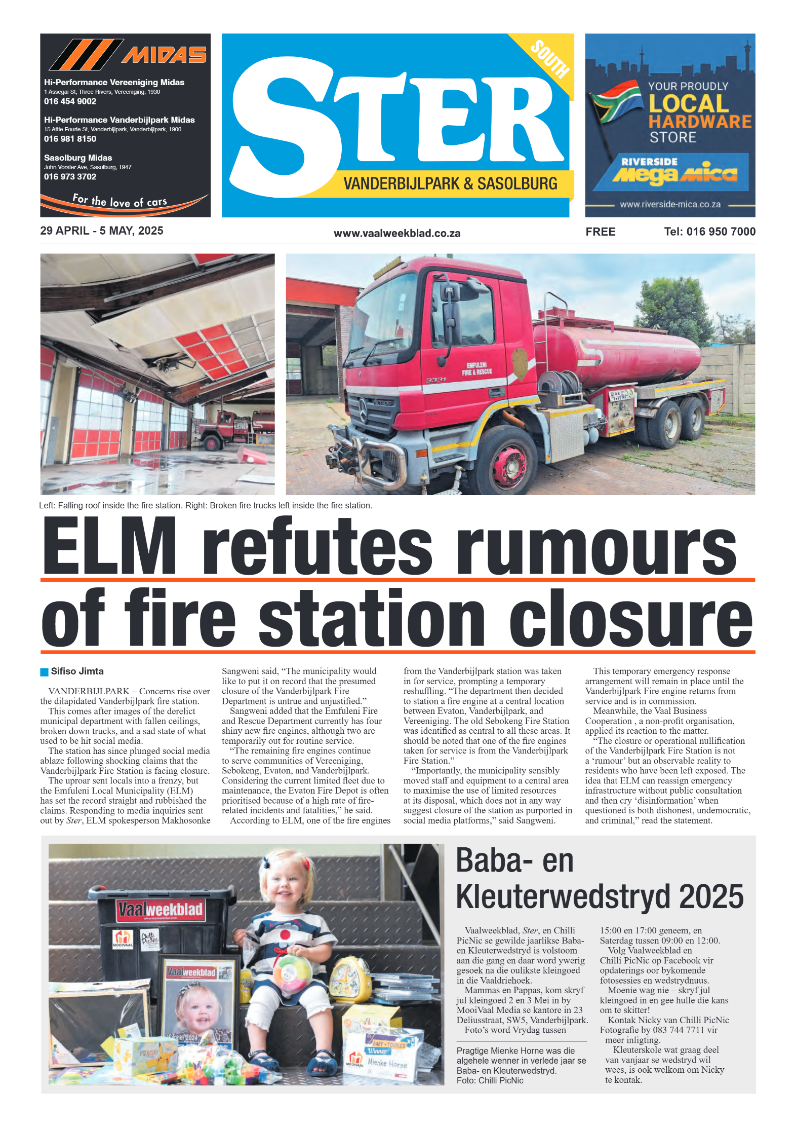 STER SOUTH 29 APRIL – 5 MAY, 2025 page 1