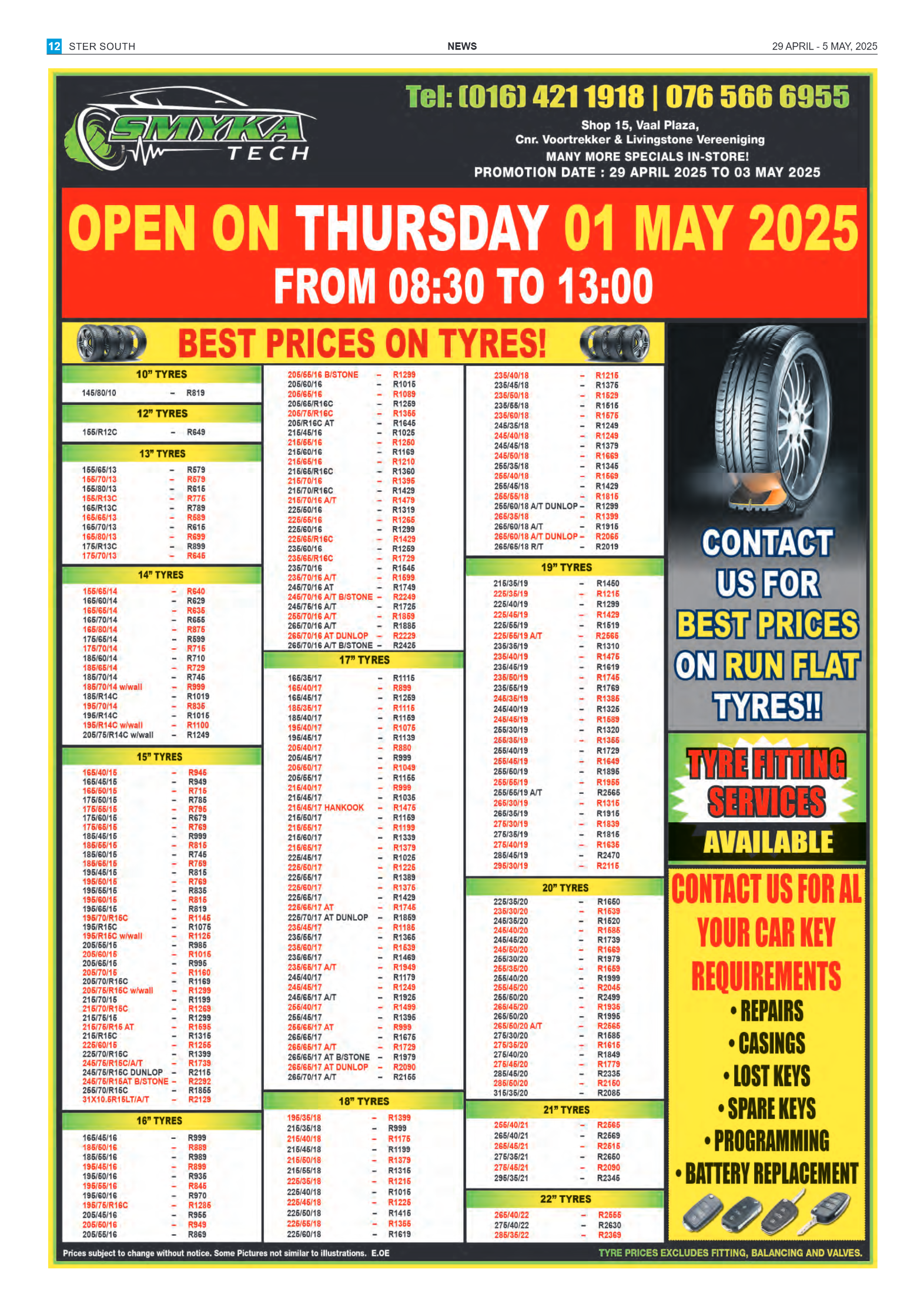STER SOUTH 29 APRIL – 5 MAY, 2025 page 12