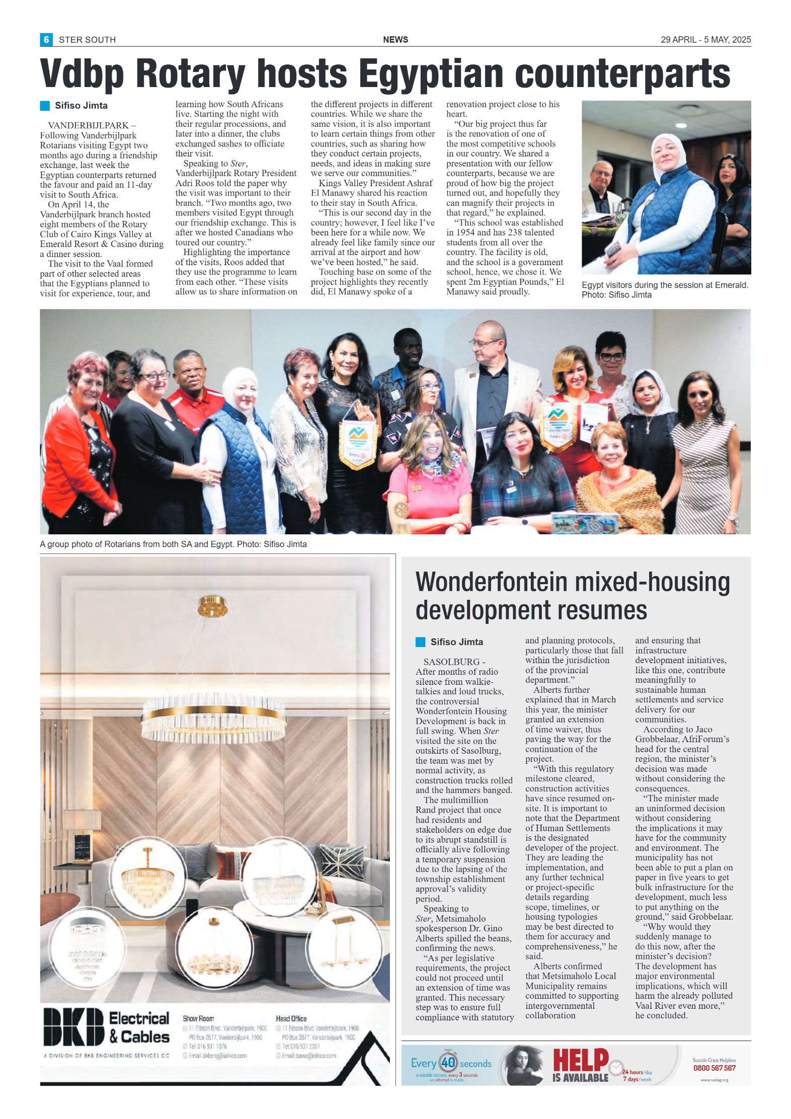 STER SOUTH 29 APRIL – 5 MAY, 2025 page 6