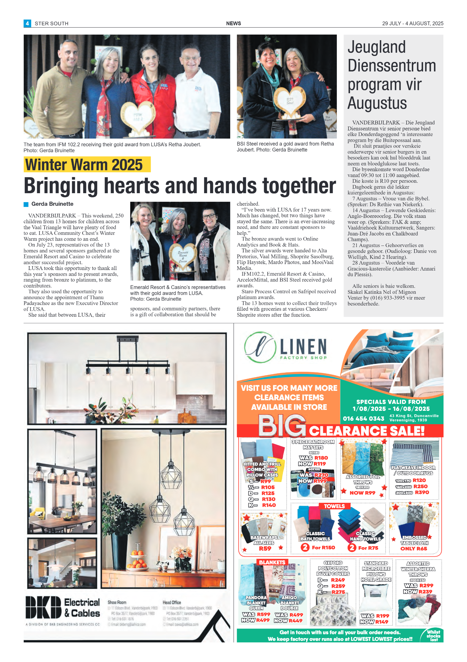 STER SOUTH 29 JULY – 4 AUGUST, 2025 page 4