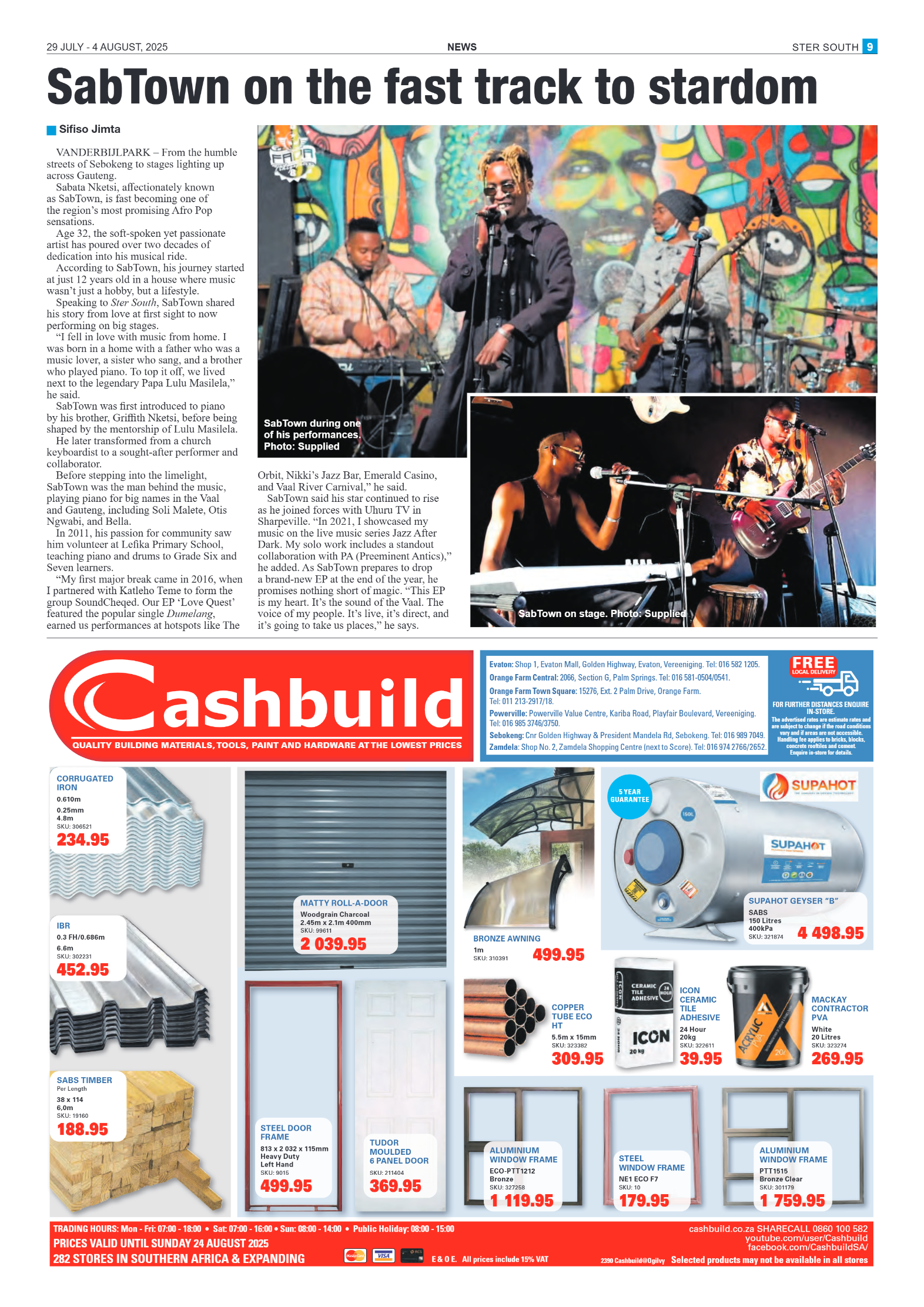 STER SOUTH 29 JULY – 4 AUGUST, 2025 page 9