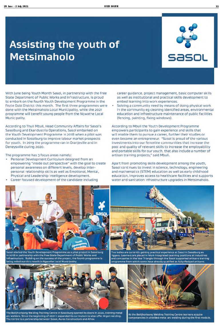 STER SOUTH 29 June – 2 July 2021 page 11