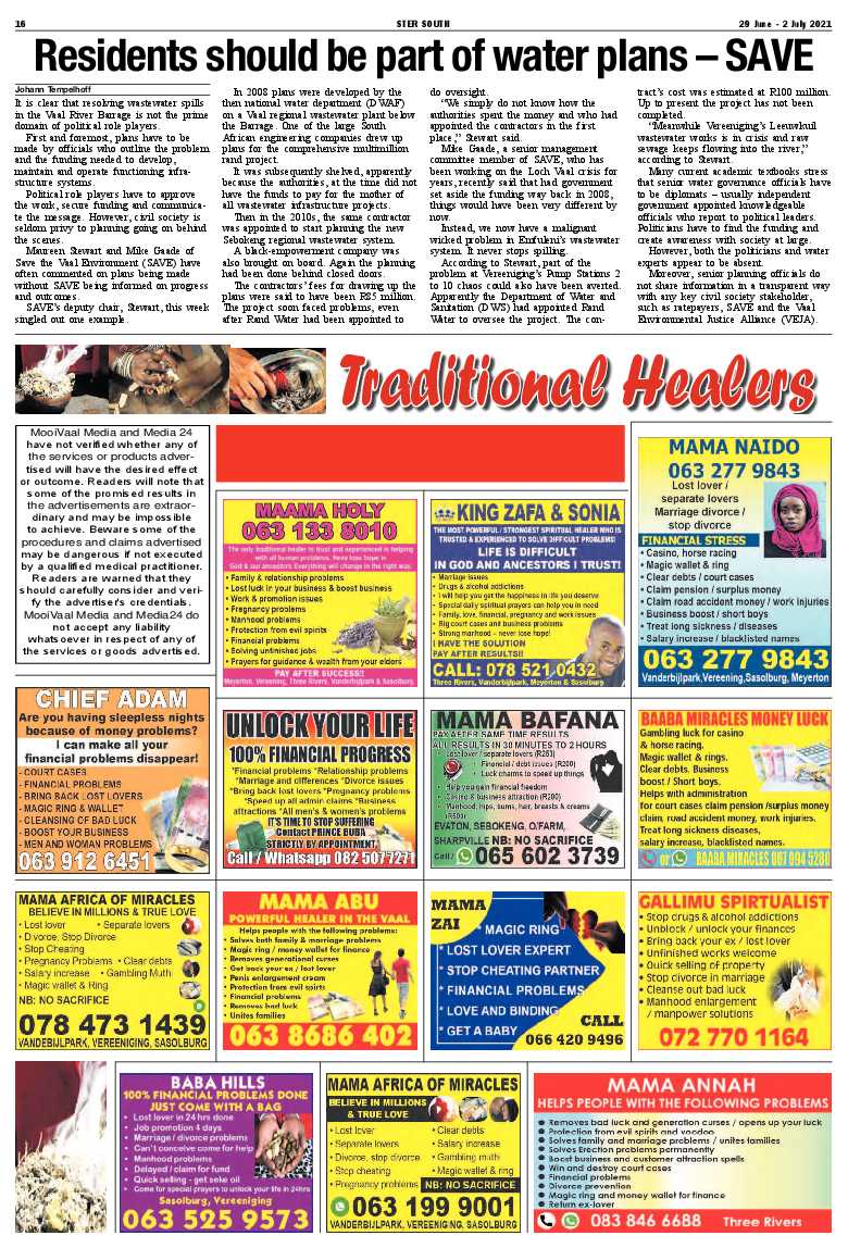 STER SOUTH 29 June – 2 July 2021 page 19