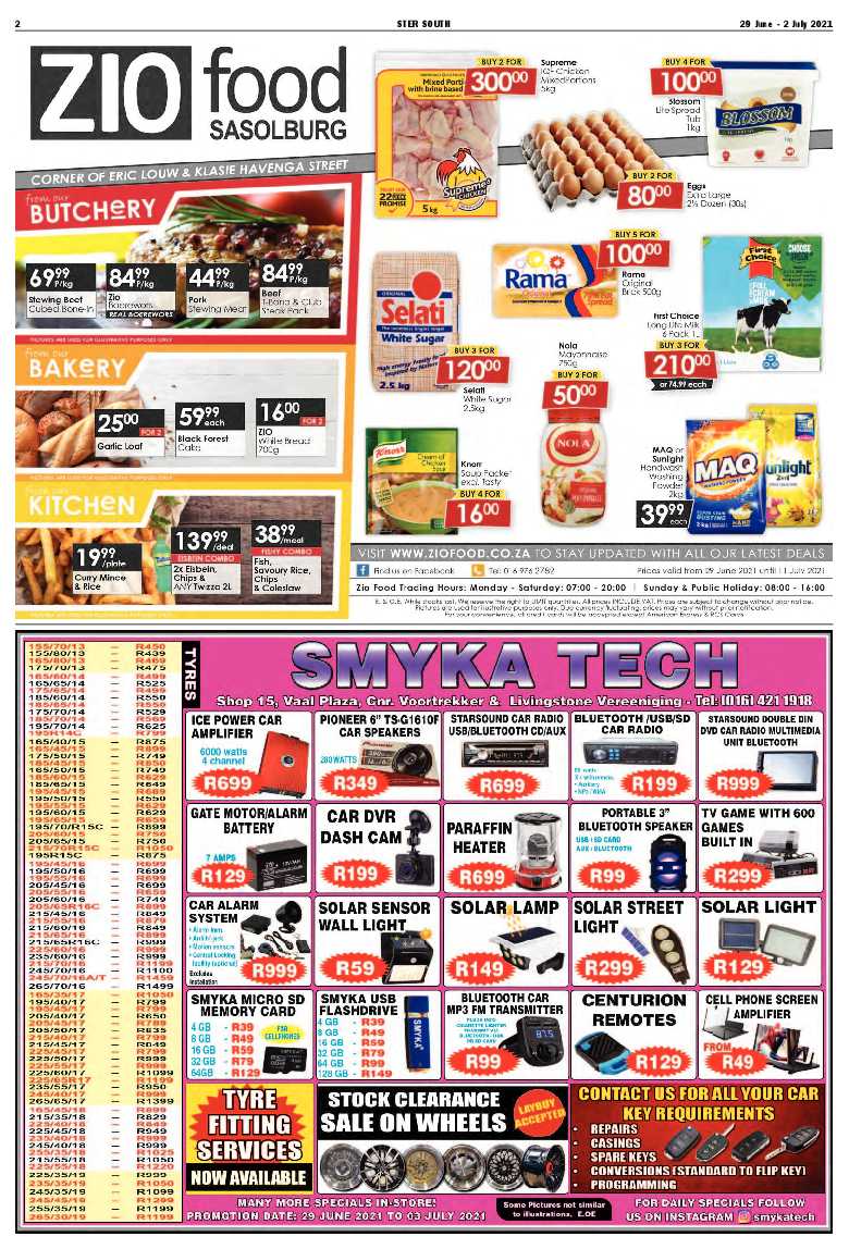 STER SOUTH 29 June – 2 July 2021 page 2