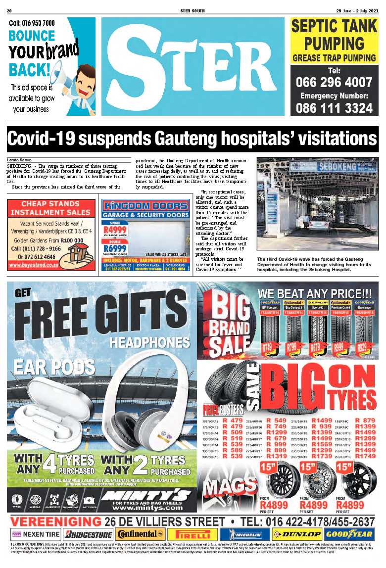 STER SOUTH 29 June – 2 July 2021 page 20