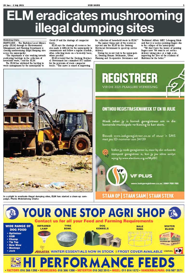 STER SOUTH 29 June – 2 July 2021 page 5