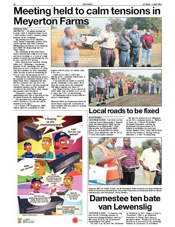 STER SOUTH 29 March – 1 April 2022 page 14
