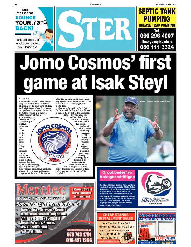 STER SOUTH 29 March – 1 April 2022 page 18