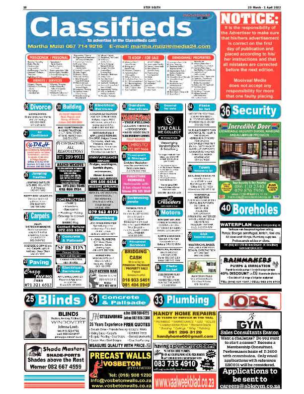 STER SOUTH 29 March – 1 April 2022 page 19