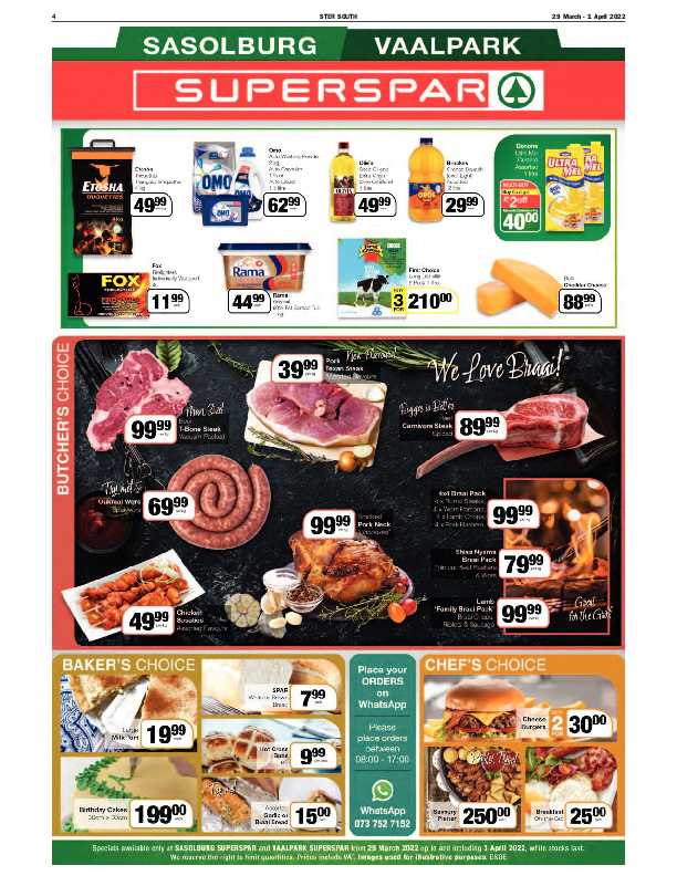 STER SOUTH 29 March – 1 April 2022 page 4