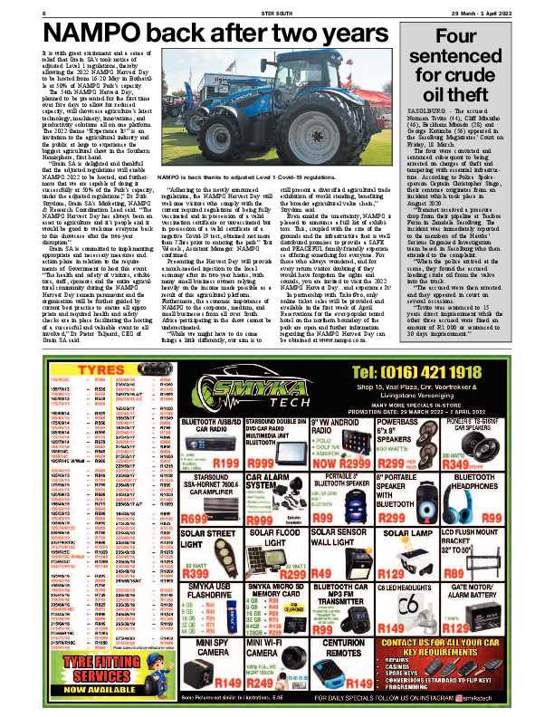 STER SOUTH 29 March – 1 April 2022 page 6