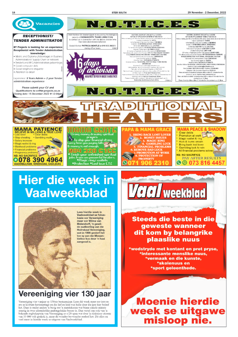 STER SOUTH 29 November – 2 Desember, 2022 page 18