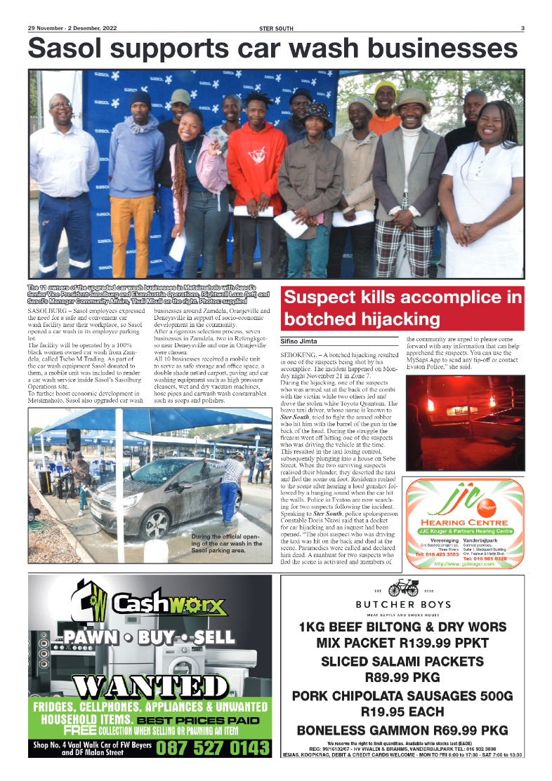 STER SOUTH 29 November – 2 Desember, 2022 page 3