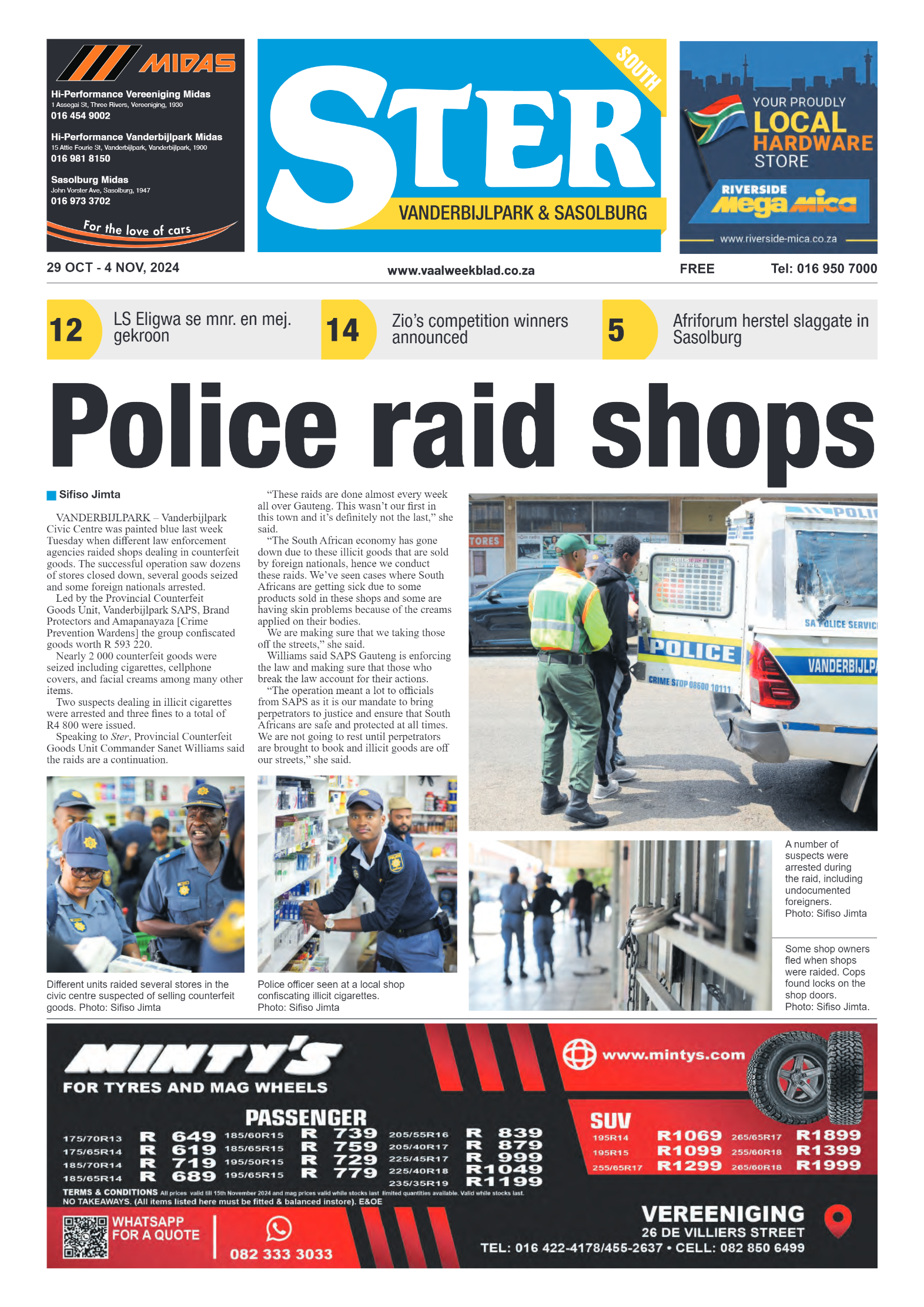 STER SOUTH 29 OCT – 4 NOV, 2024 page 1