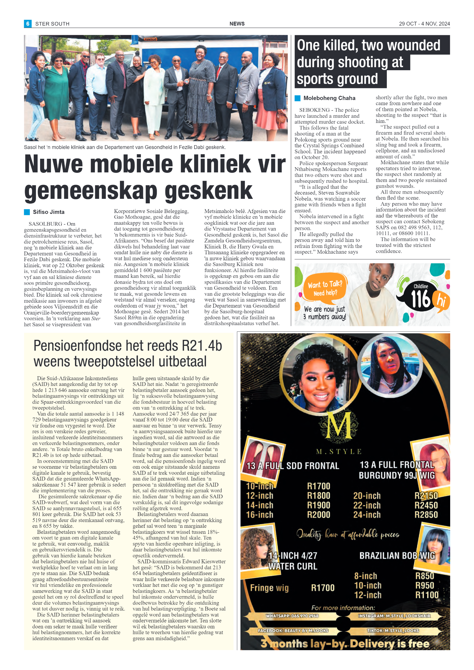 STER SOUTH 29 OCT – 4 NOV, 2024 page 6
