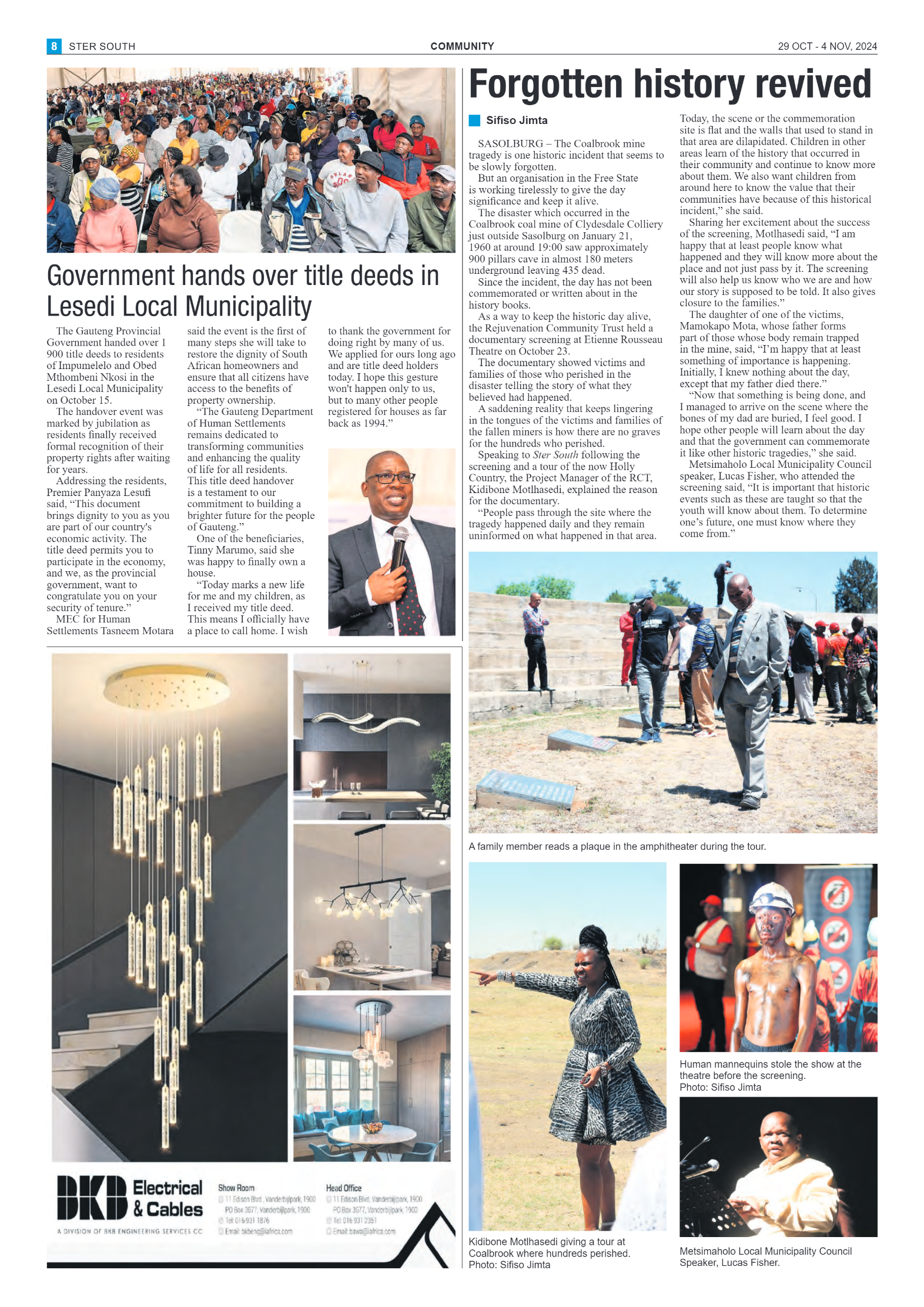 STER SOUTH 29 OCT – 4 NOV, 2024 page 8