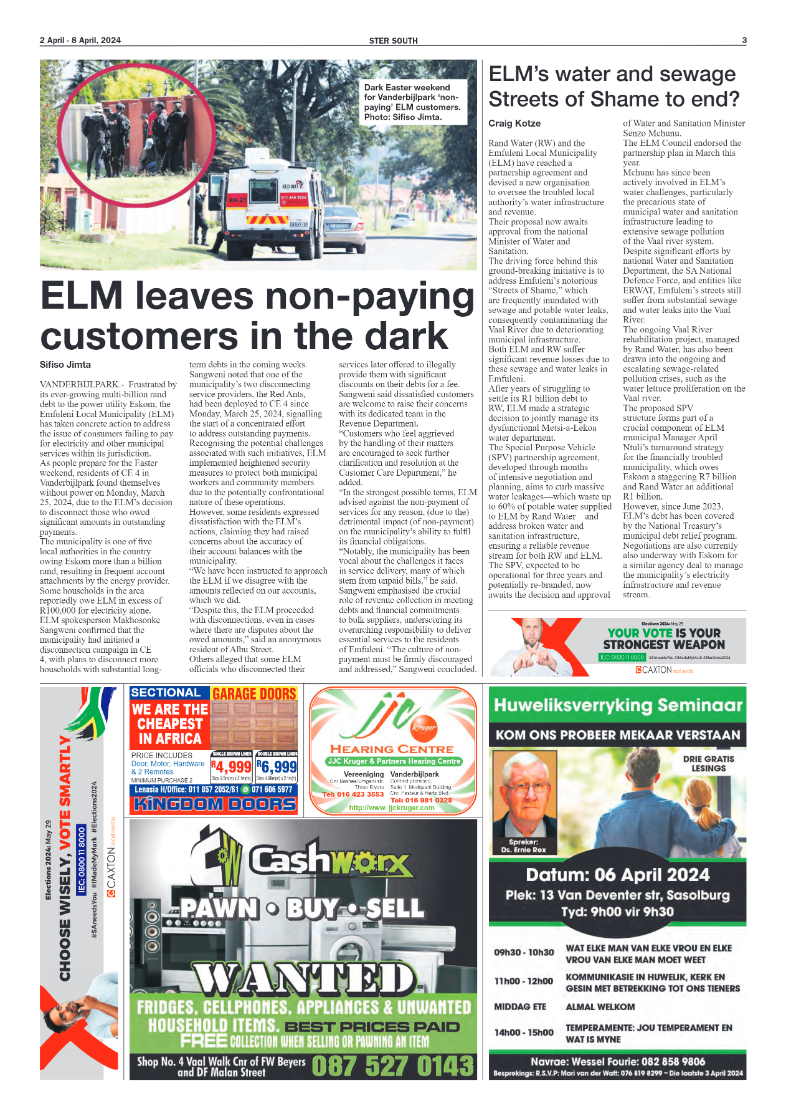 STER SOUTH 2 April – 8 April, 2024 page 3