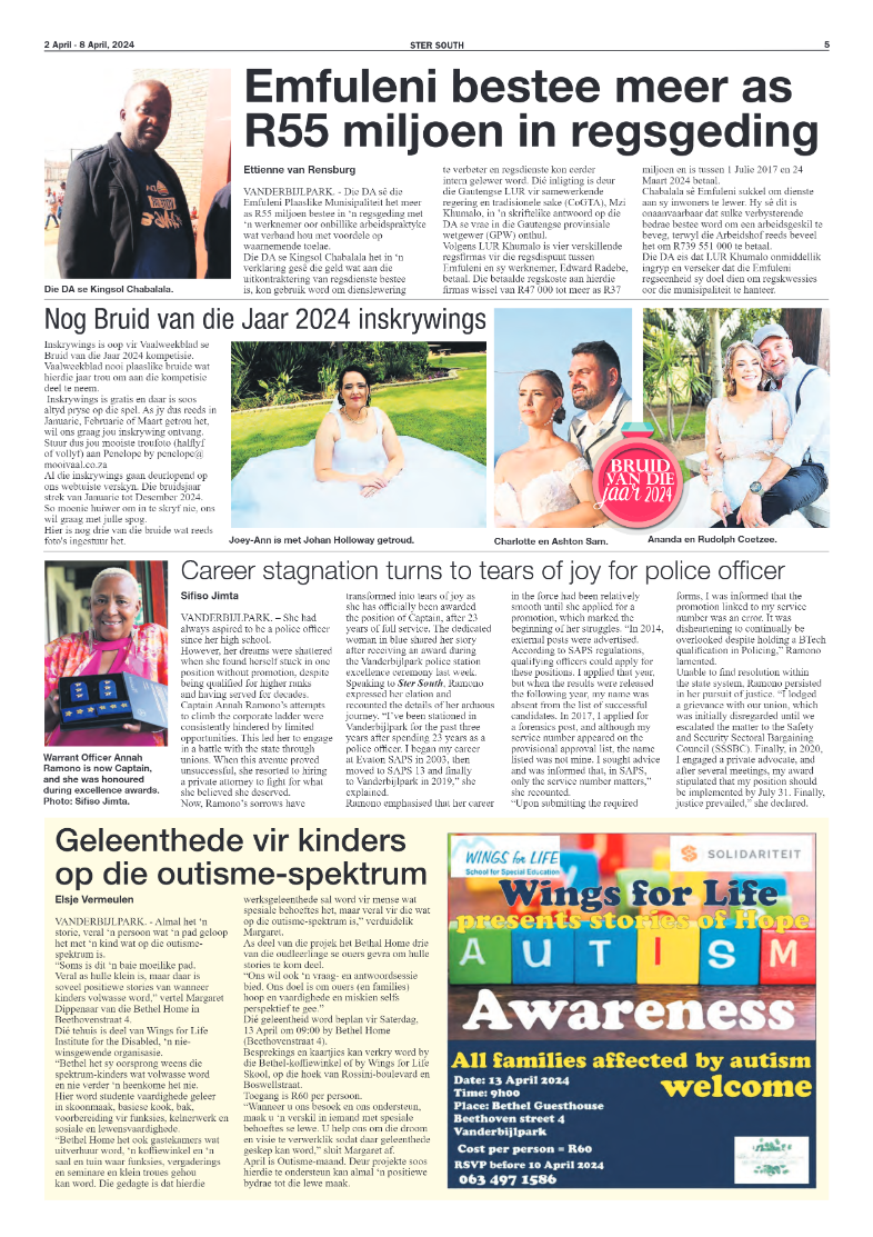 STER SOUTH 2 April – 8 April, 2024 page 5