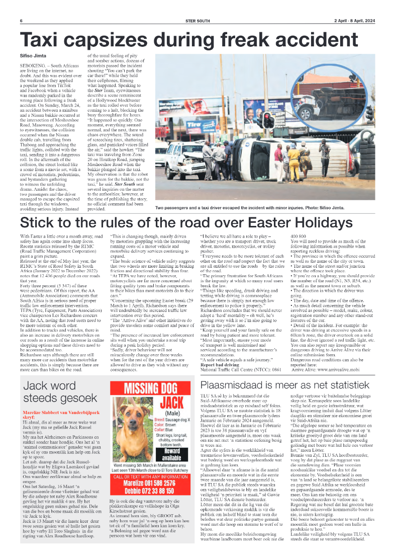 STER SOUTH 2 April – 8 April, 2024 page 6