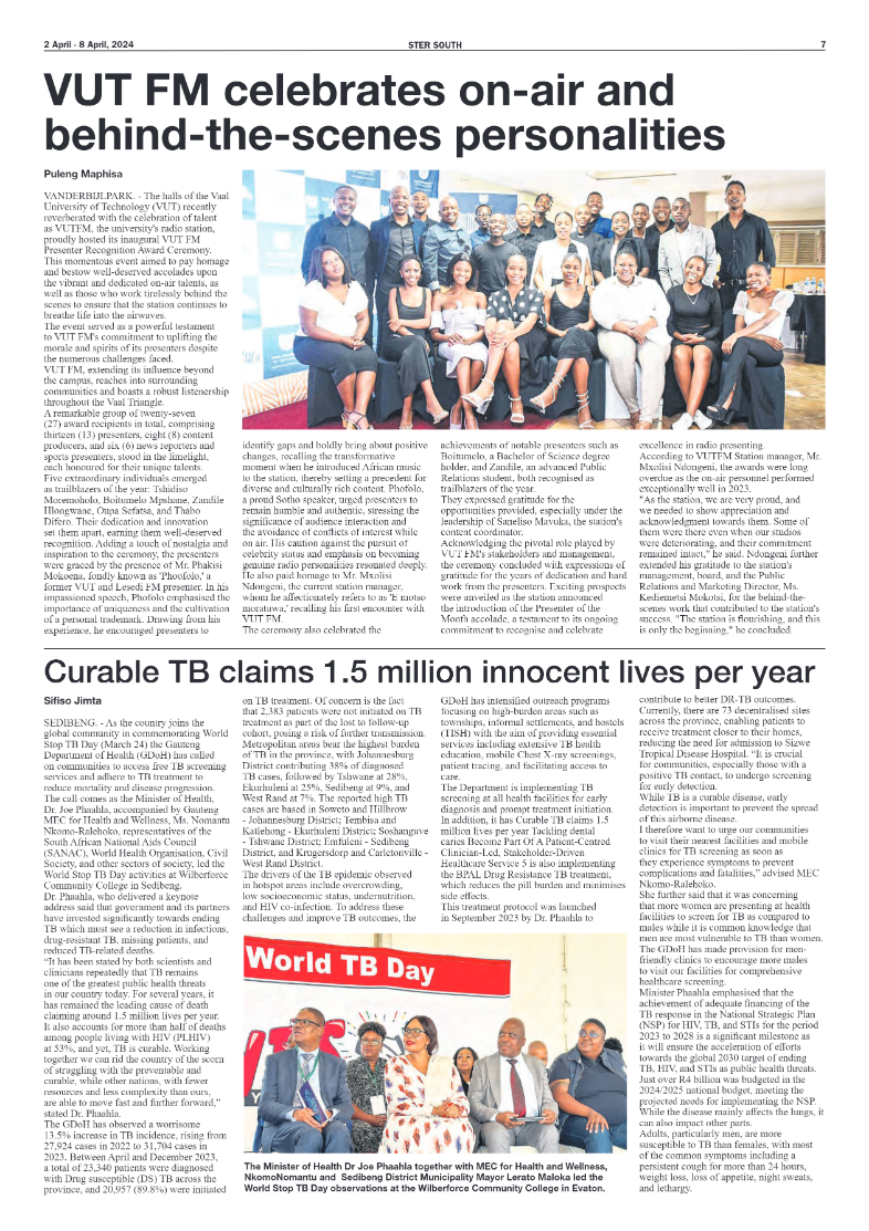 STER SOUTH 2 April – 8 April, 2024 page 7