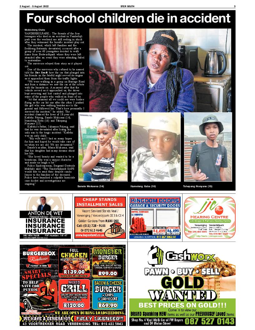 STER SOUTH 2 August – 5 August 2022 page 3