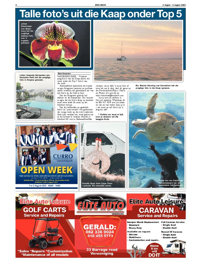 STER SOUTH 2 August – 5 August 2022 page 4