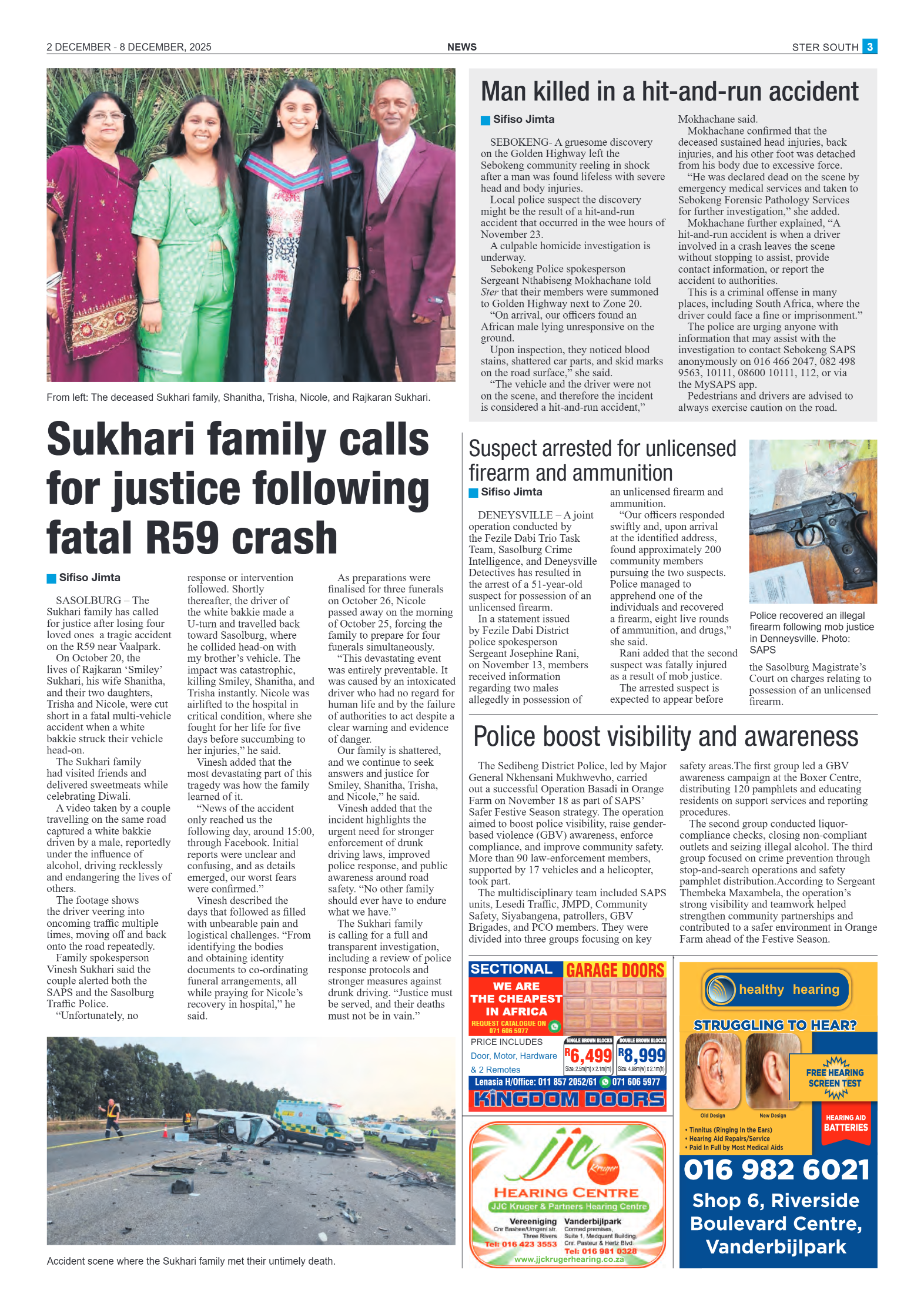 STER SOUTH 2 DECEMBER – 8 DECEMBER, 2025 page 3