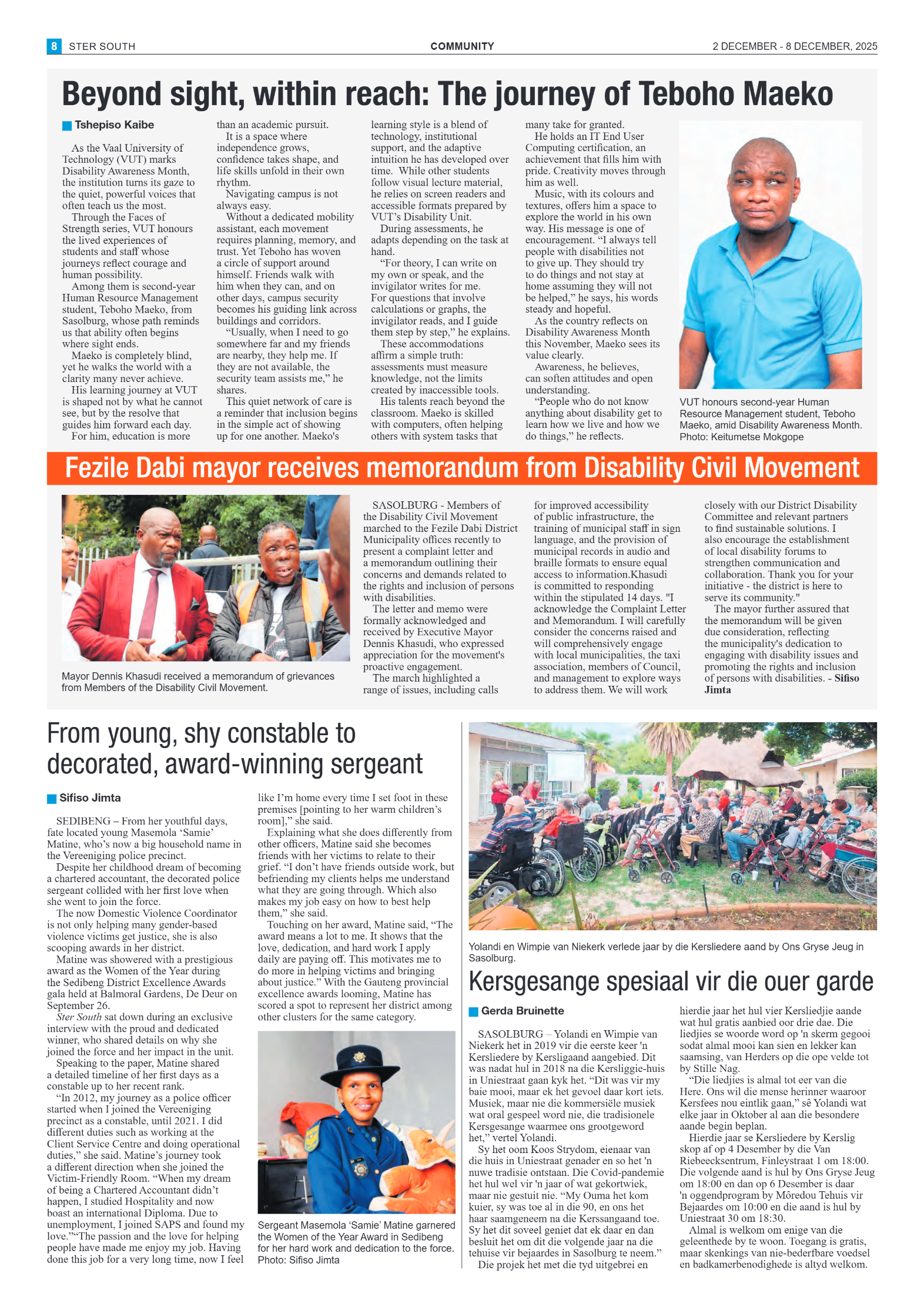 STER SOUTH 2 DECEMBER – 8 DECEMBER, 2025 page 8