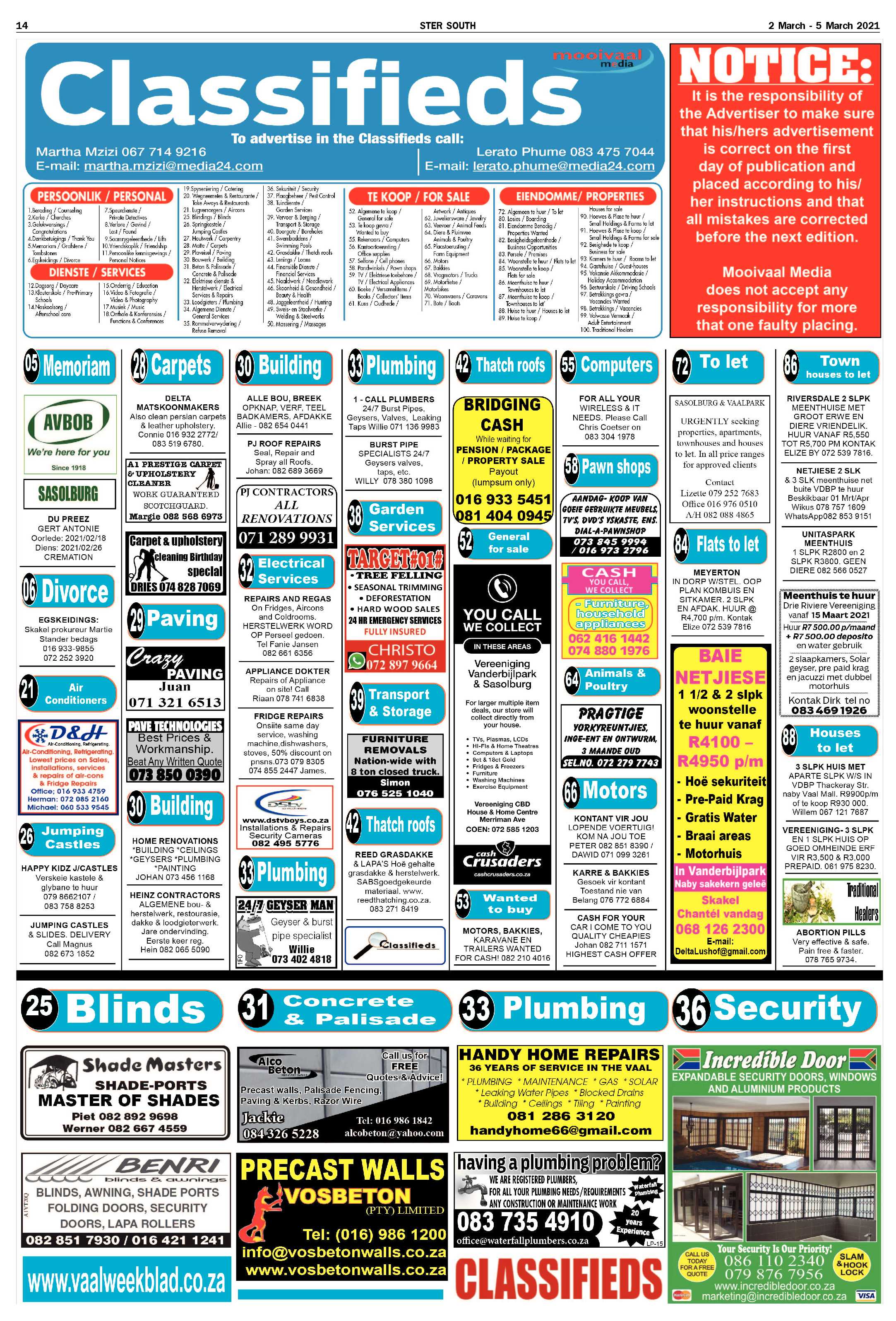 STER SOUTH 2 March – 5 March 2021 page 14