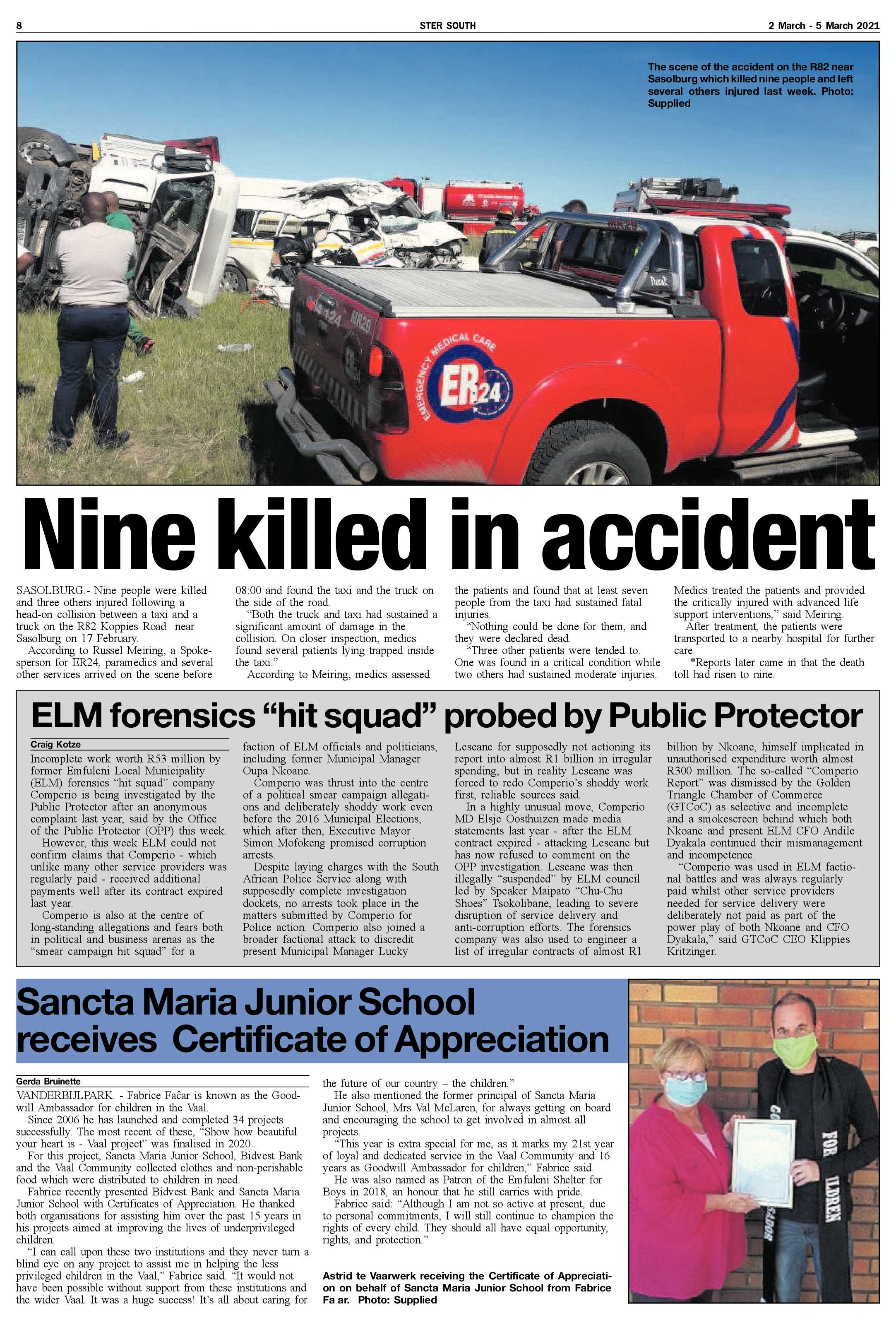 STER SOUTH 2 March – 5 March 2021 page 8