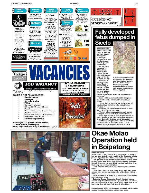STER SOUTH 2 November – 5 November 2021 page 10