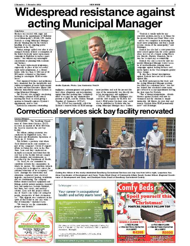 STER SOUTH 2 November – 5 November 2021 page 3