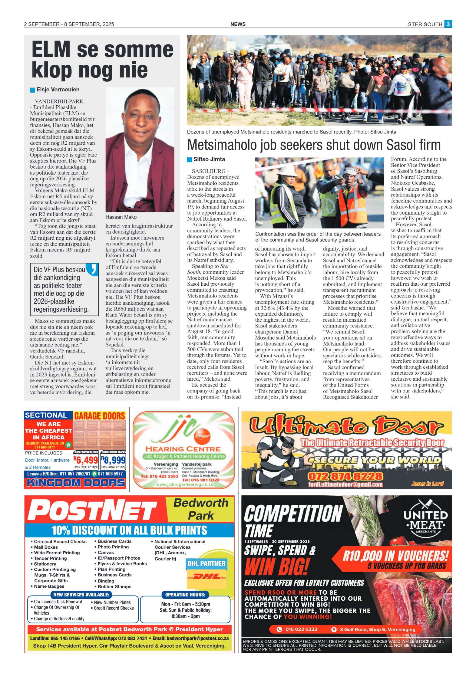STER SOUTH 2 SEPTEMBER – 8 SEPTEMBER, 2025 page 3