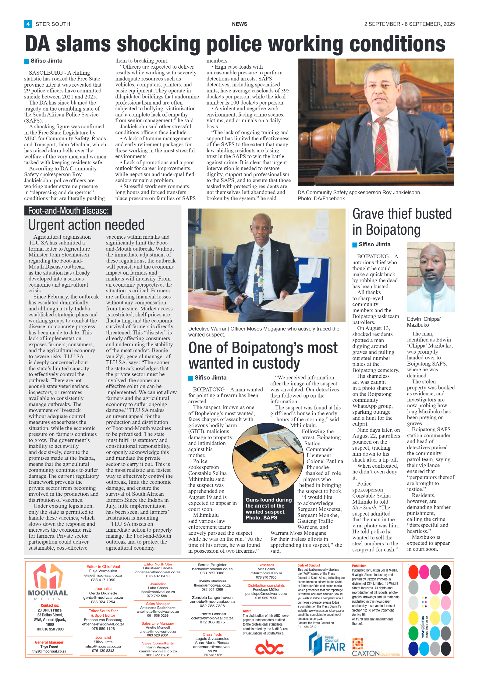 STER SOUTH 2 SEPTEMBER – 8 SEPTEMBER, 2025 page 4