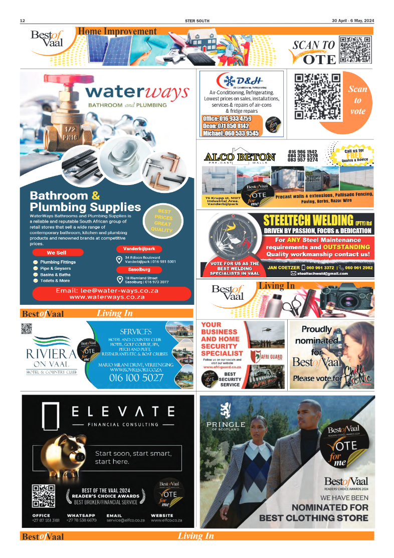 STER SOUTH 30 April – 6 May, 2024 page 12