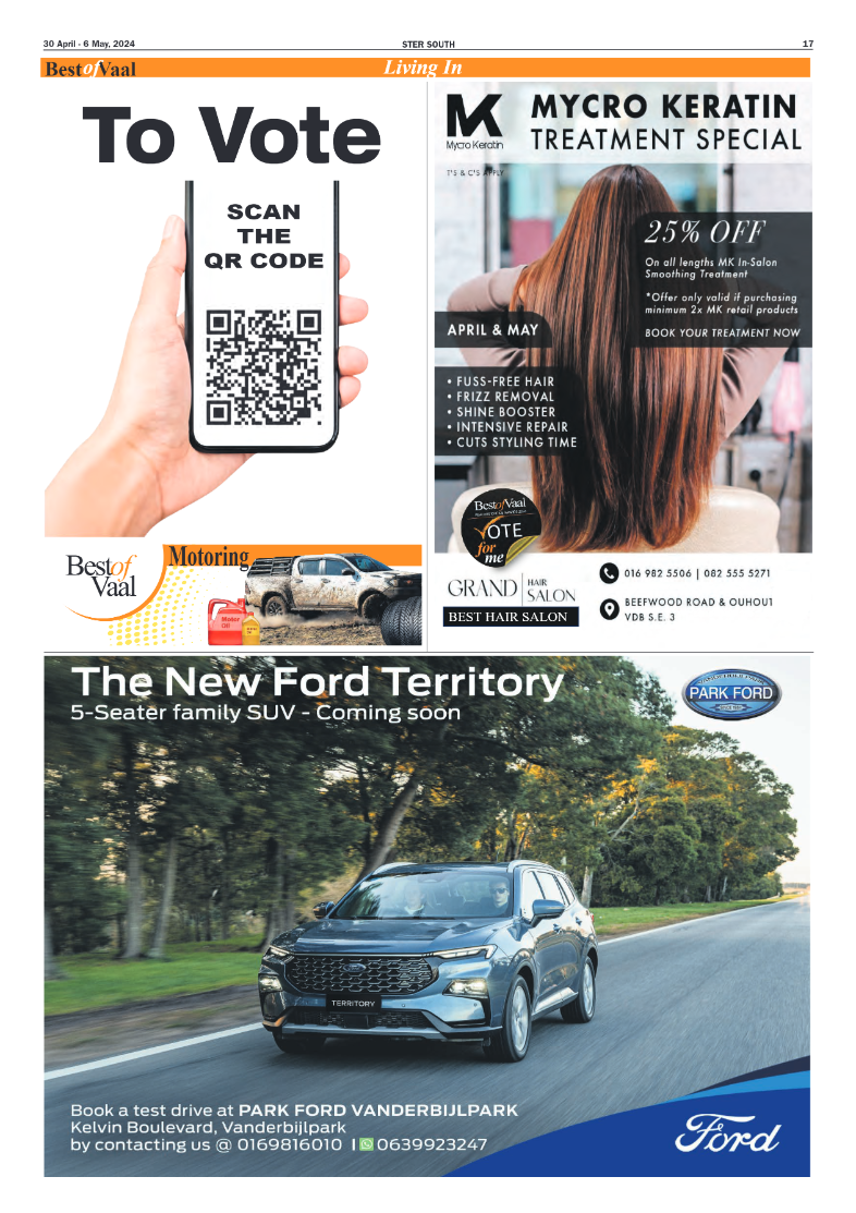 STER SOUTH 30 April – 6 May, 2024 page 17