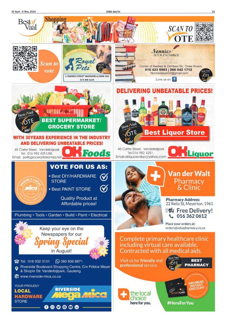 STER SOUTH 30 April – 6 May, 2024 page 21