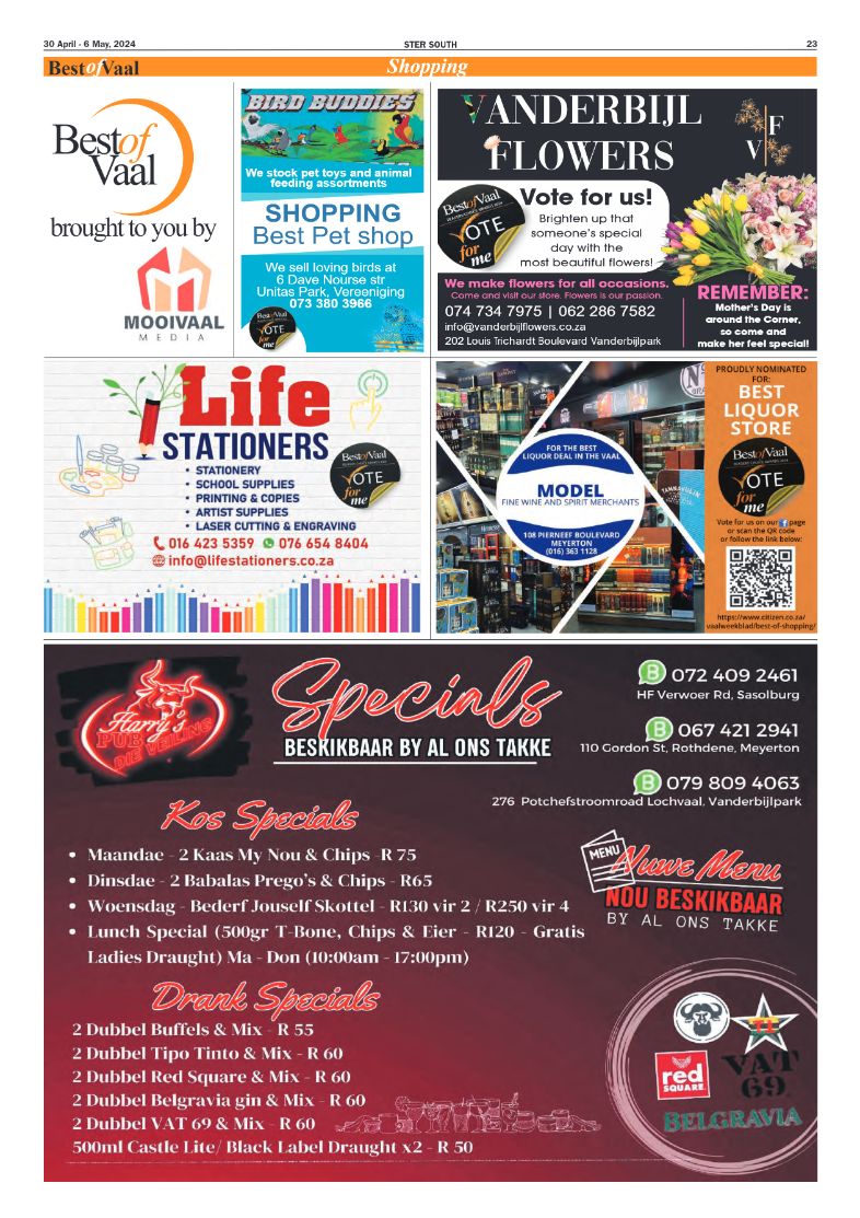 STER SOUTH 30 April – 6 May, 2024 page 23