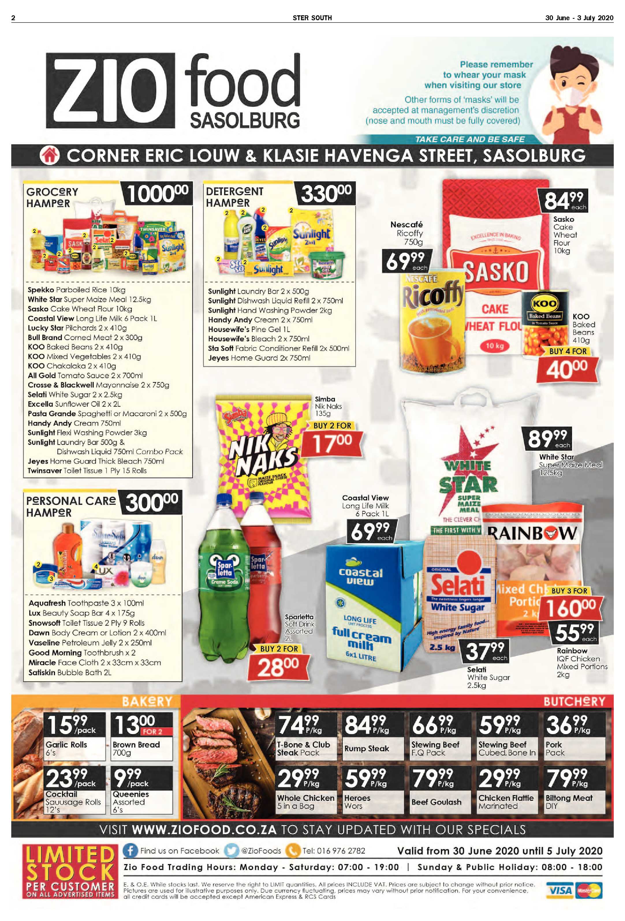 SOUTH STER 30 JUNE – 3 JULY 2020 page 2