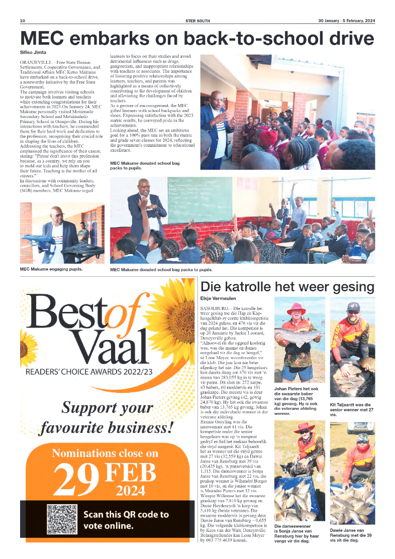 STER SOUTH 30 January – 5 February, 2024 page 10