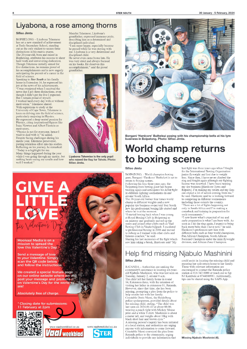 STER SOUTH 30 January – 5 February, 2024 page 8